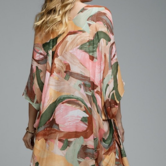 Brush Strokes kimono - Picture 3 of 4